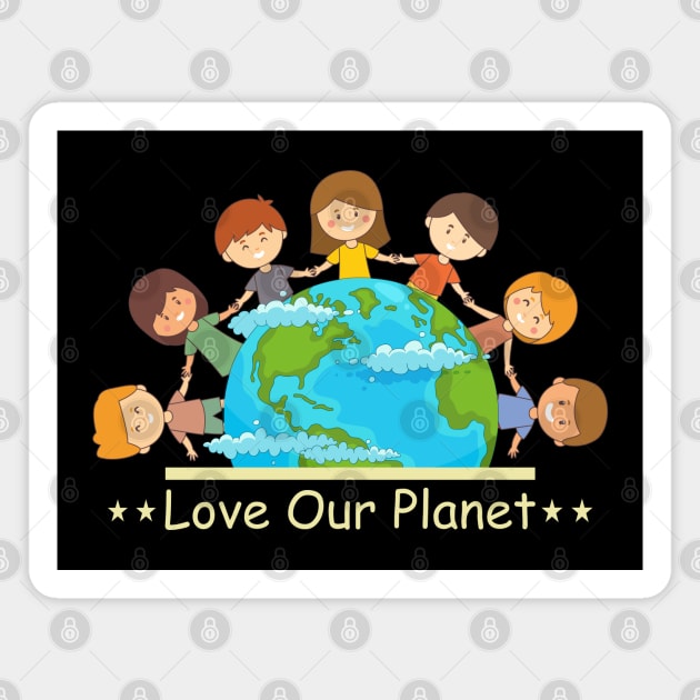 Love our Planet Magnet by FabulousDesigns